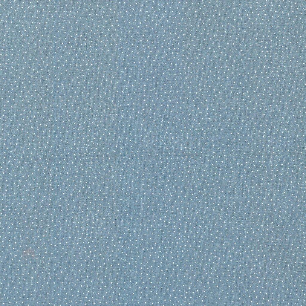 Baumwollstoff Fehmarn Tupfen blau – Bio – Westfalenstoffe