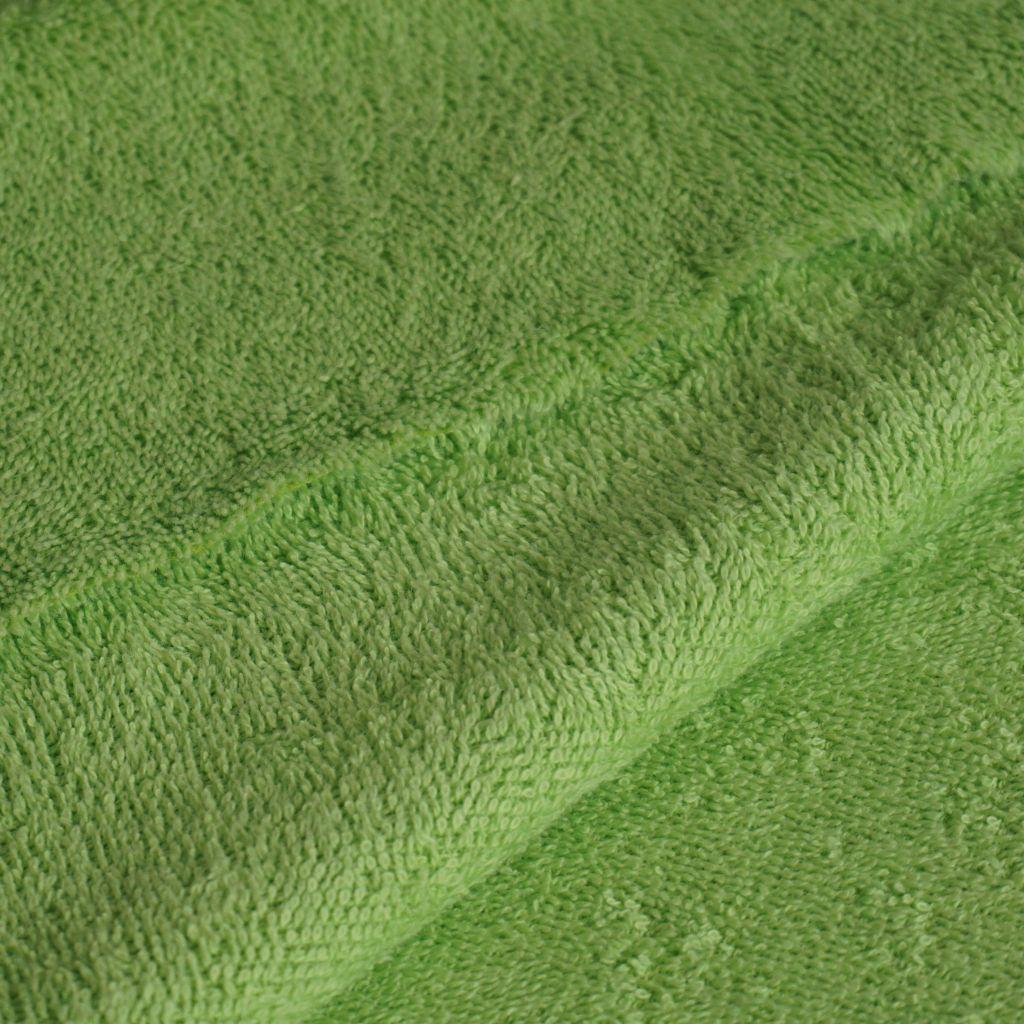 Frotteestoff aus Baumwolle hellgrün
