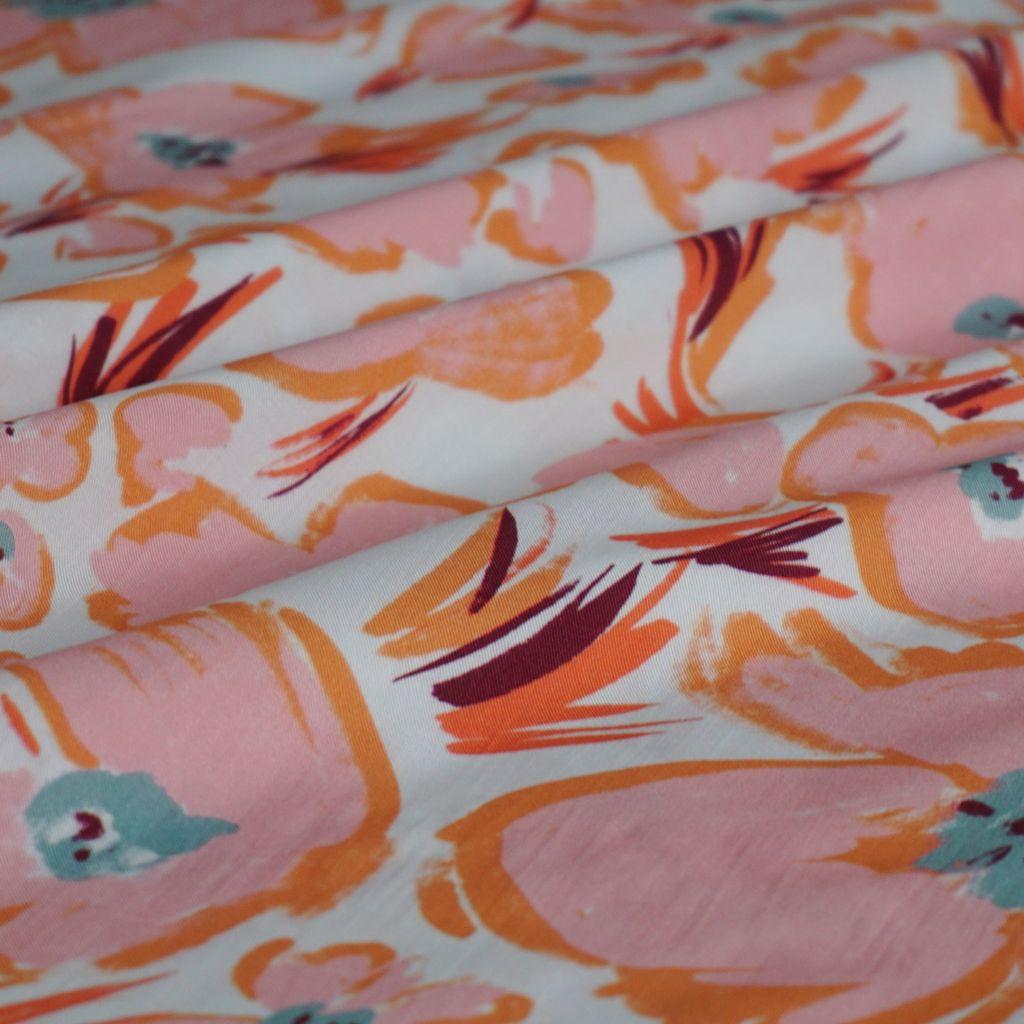 Viskose Druck Paint Flowers - TENCEL™