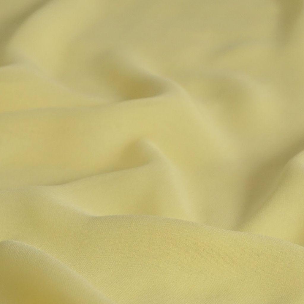 Seidenchiffon matt soft gelb