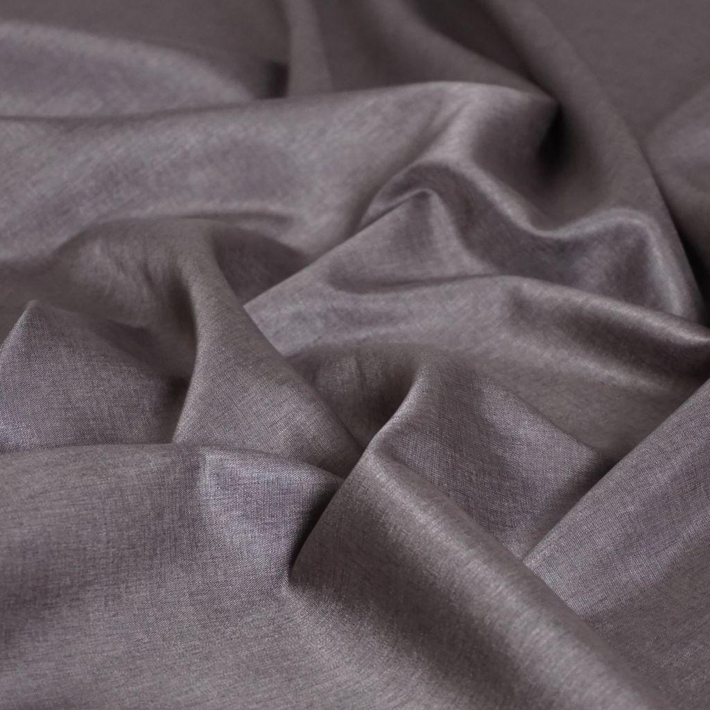 Futterstoff braun blau melange – Venezia