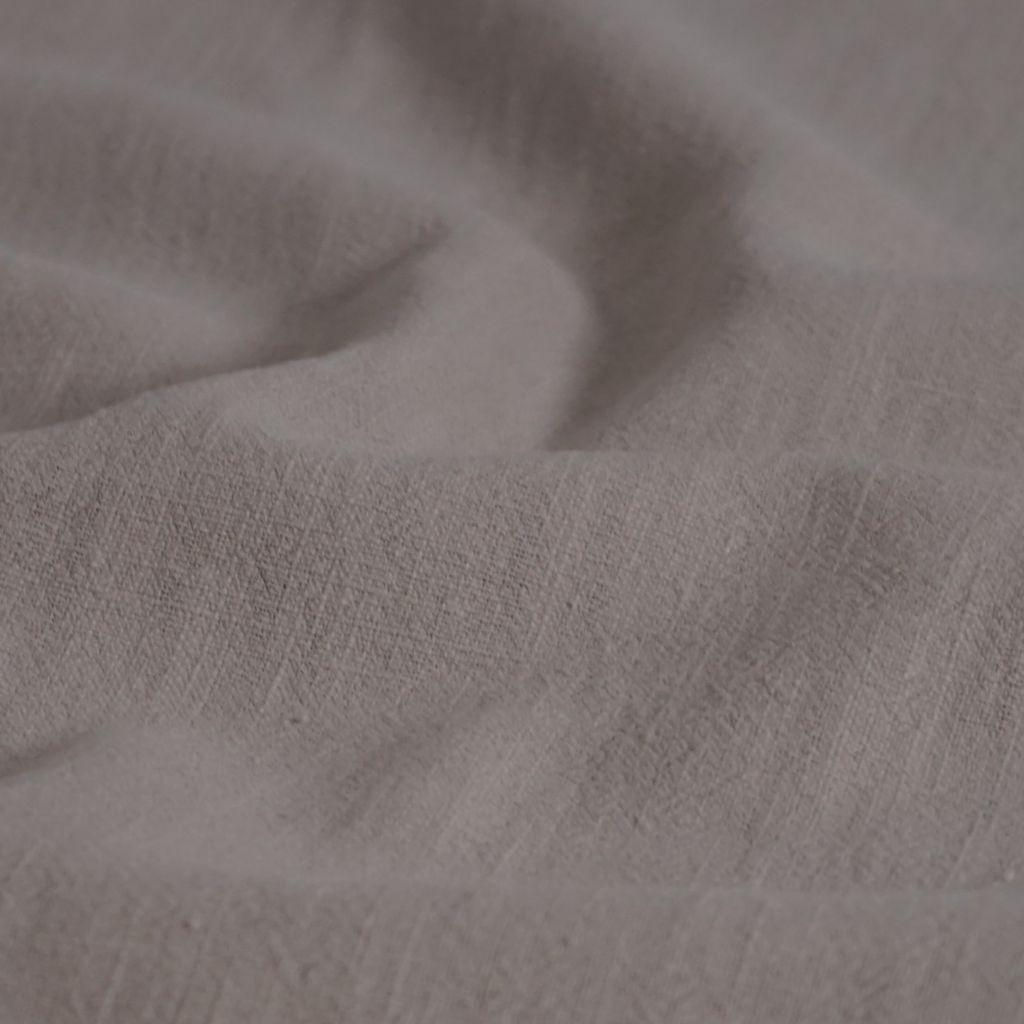 Grasleinen mit Baumwolle stonewashed leinengrau beige