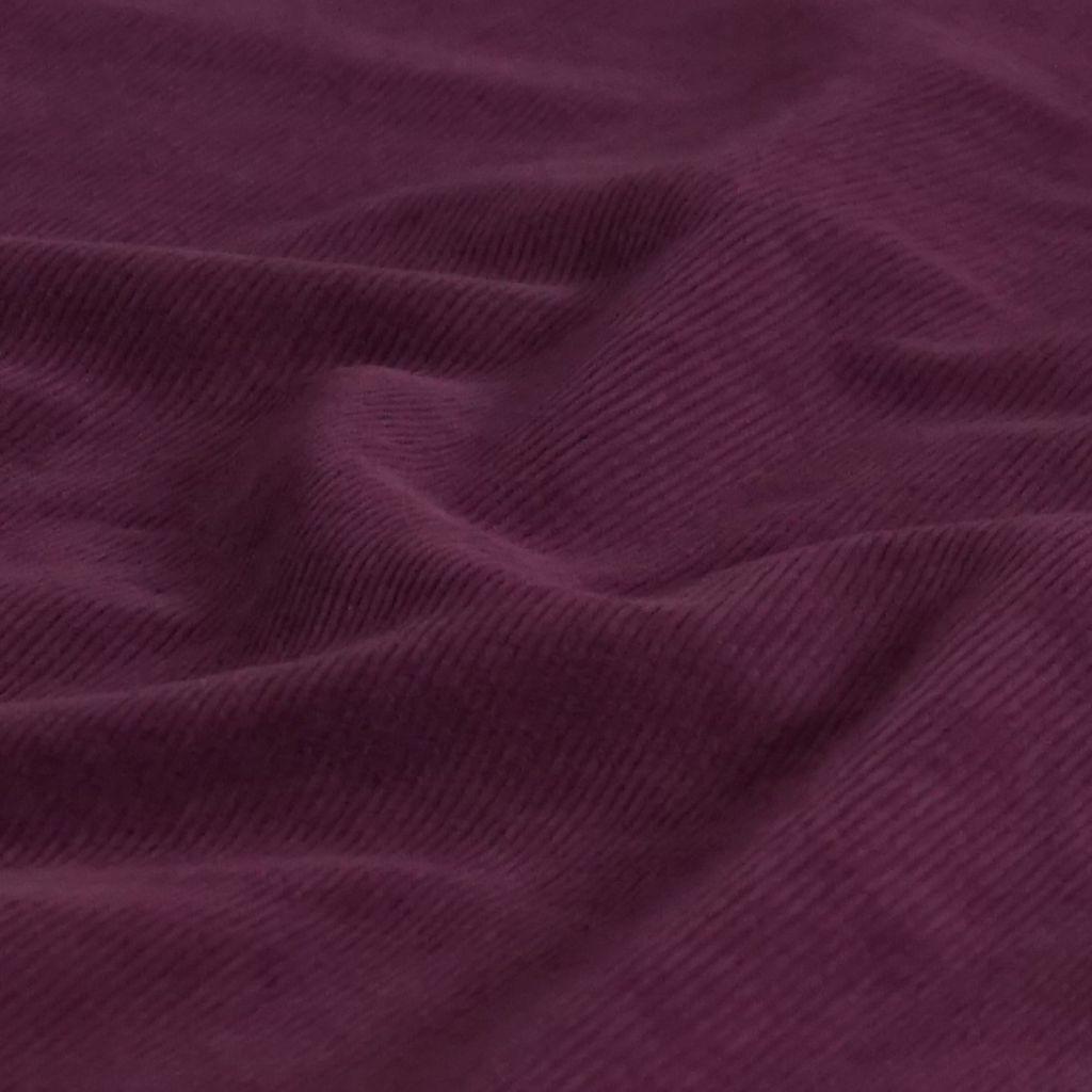 Feincord aus Baumwolle brombeerviolett