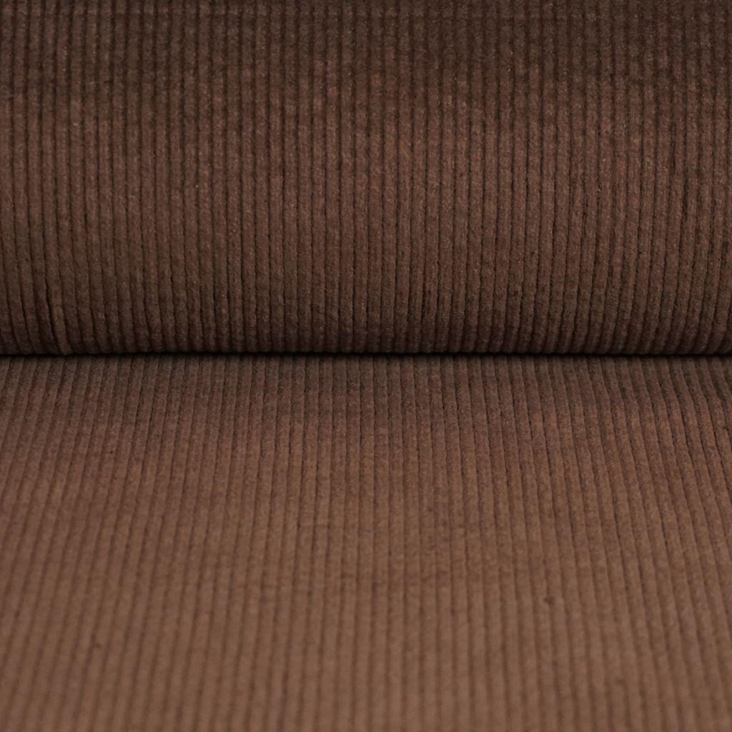 Breitcord Baumwollstretch braun