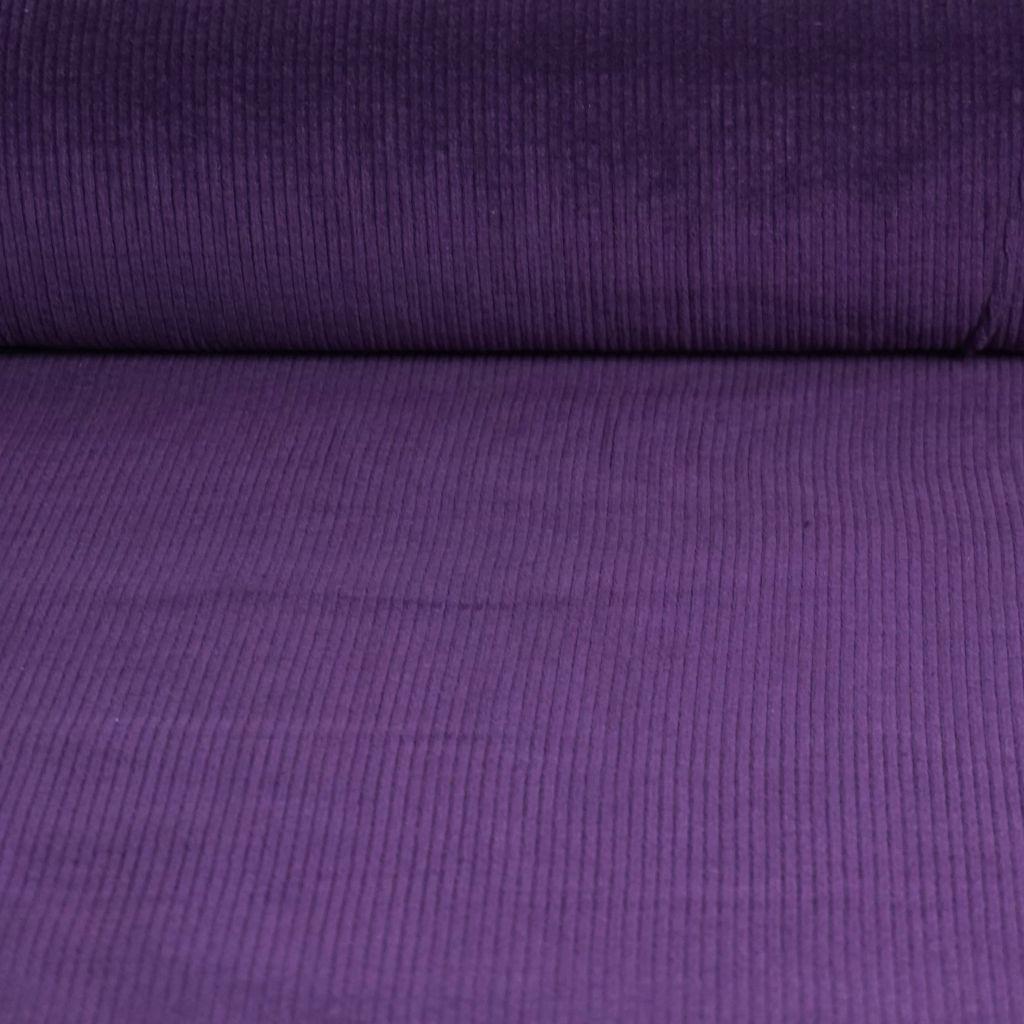 Breitcord Baumwollstretch lila