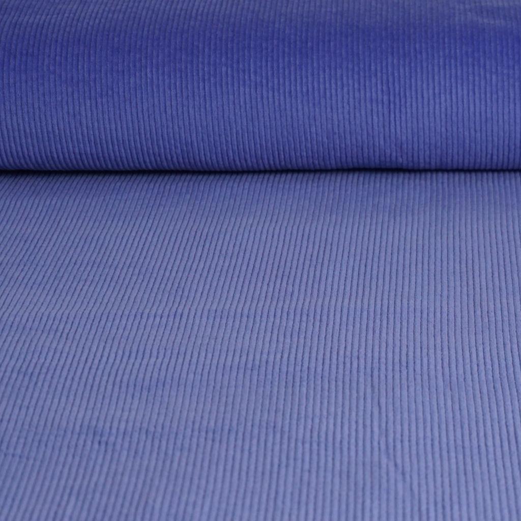 Breitcord Baumwollstretch fliederblau
