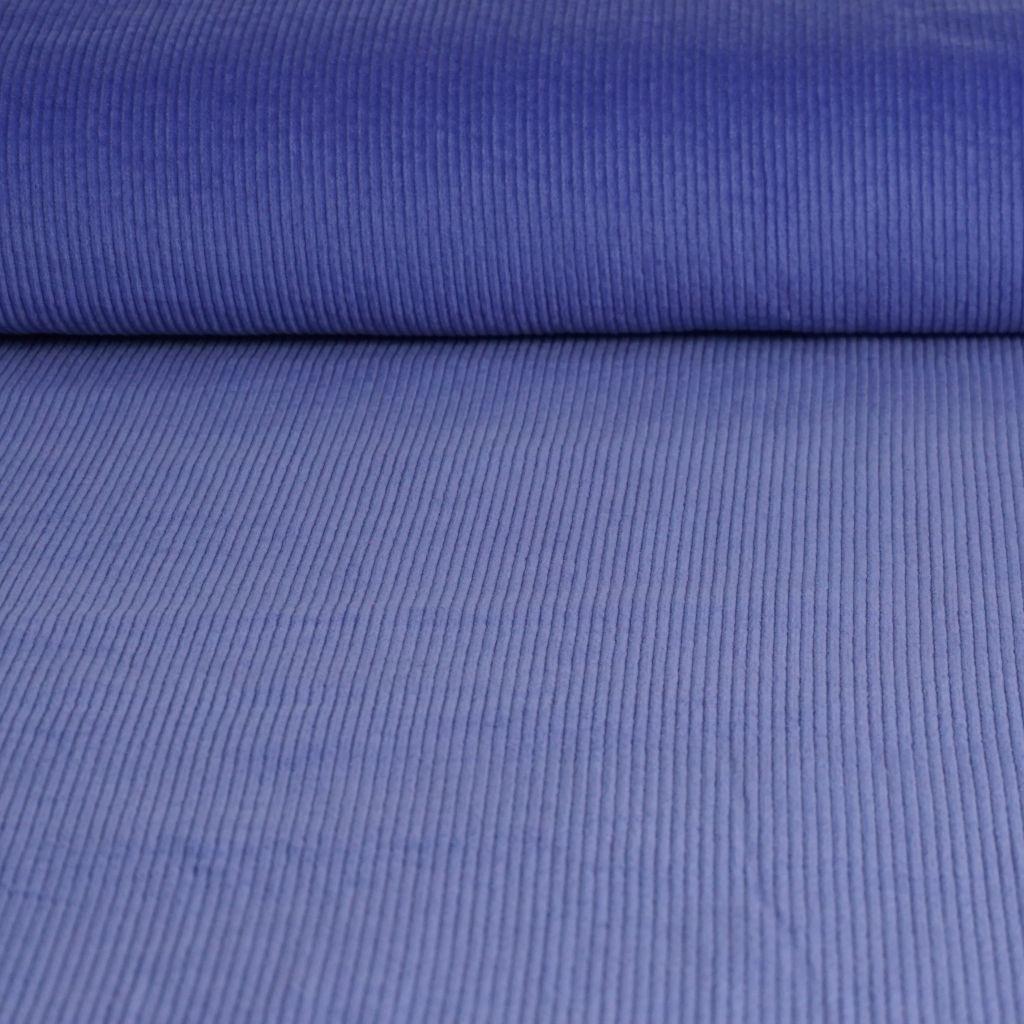 Breitcord Baumwollstretch fliederblau