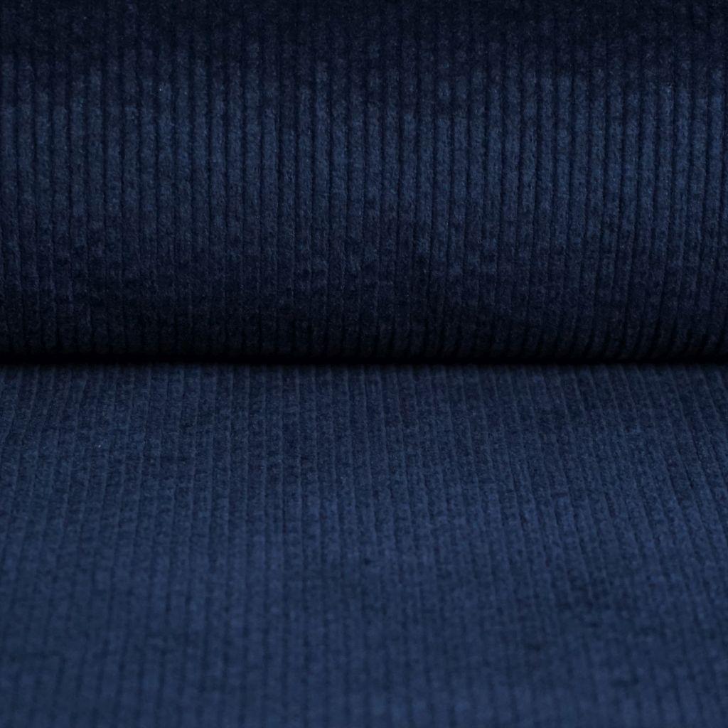 Breitcord Baumwollstretch marineblau