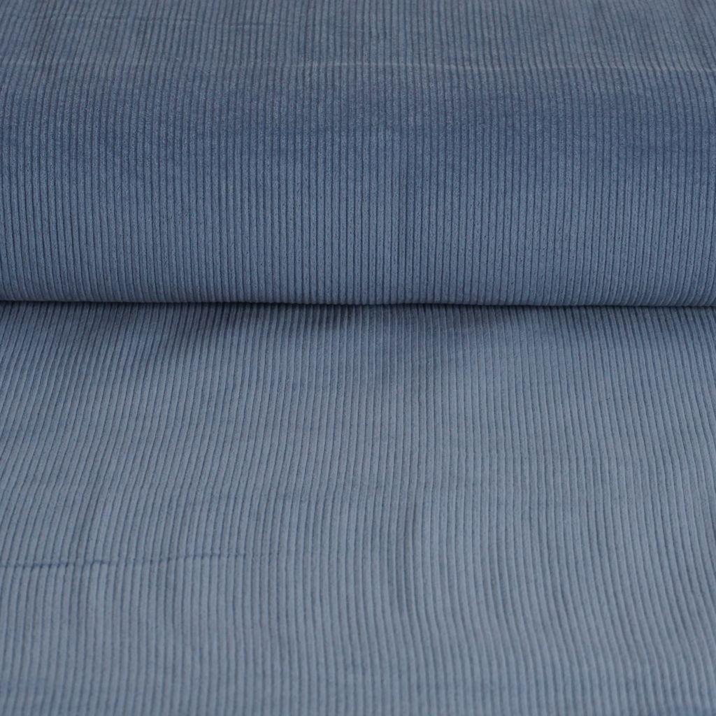 Breitcord Baumwollstretch helles jeansblau