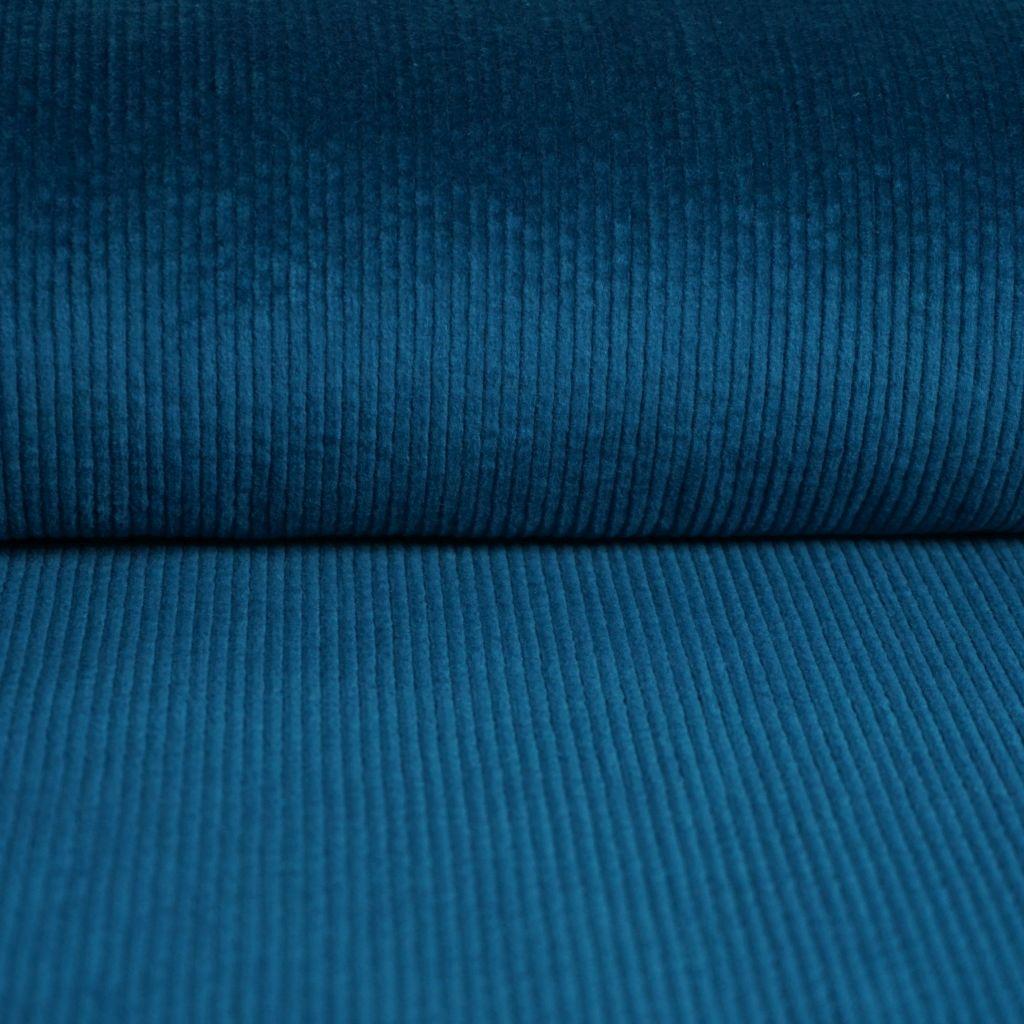 Breitcord Baumwollstretch petrol