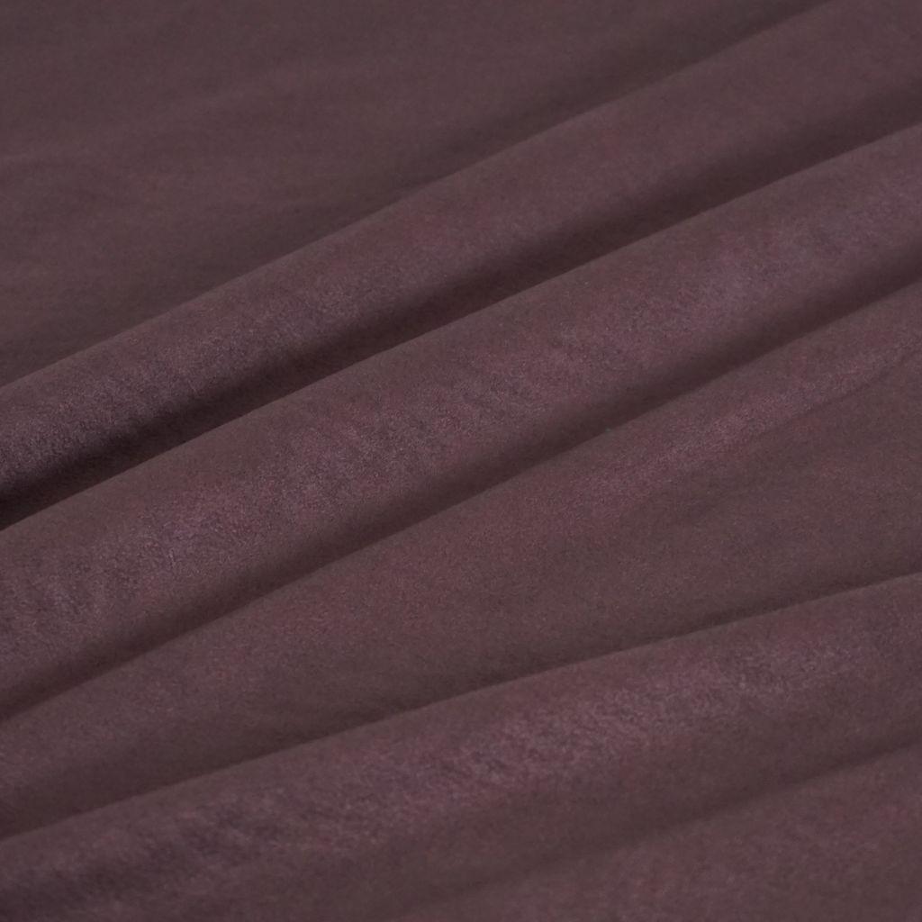 Kleiderstoff Suede Velourlederimitat dunkelbraun