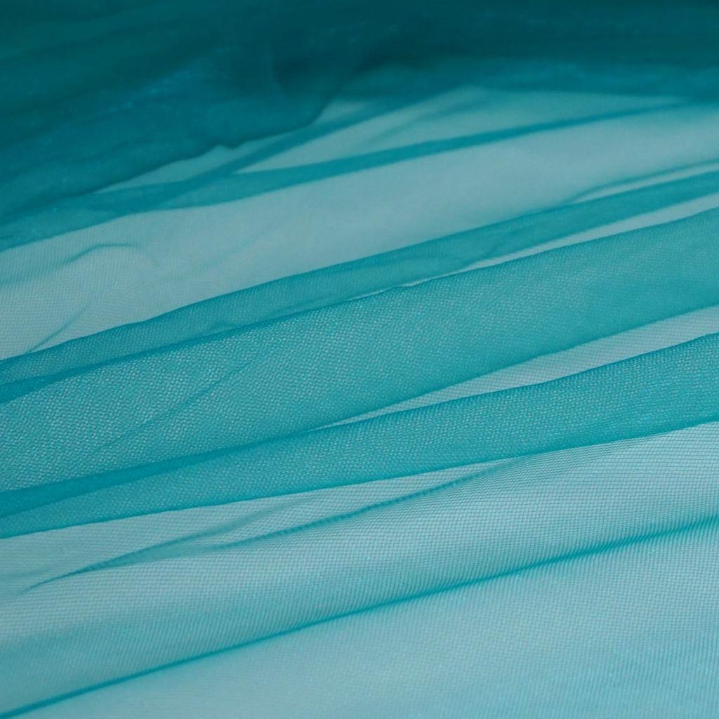 Soft-Tüll weicher Feintüll shiny meeresgrün