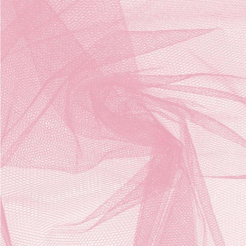 Faschingstüll fester Deko-Tüll rosa