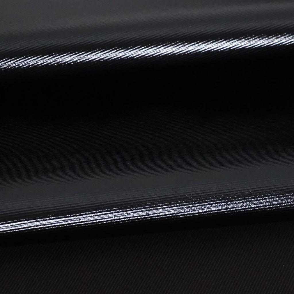 Baumwoll-Twill folienbeschichtet schwarz
