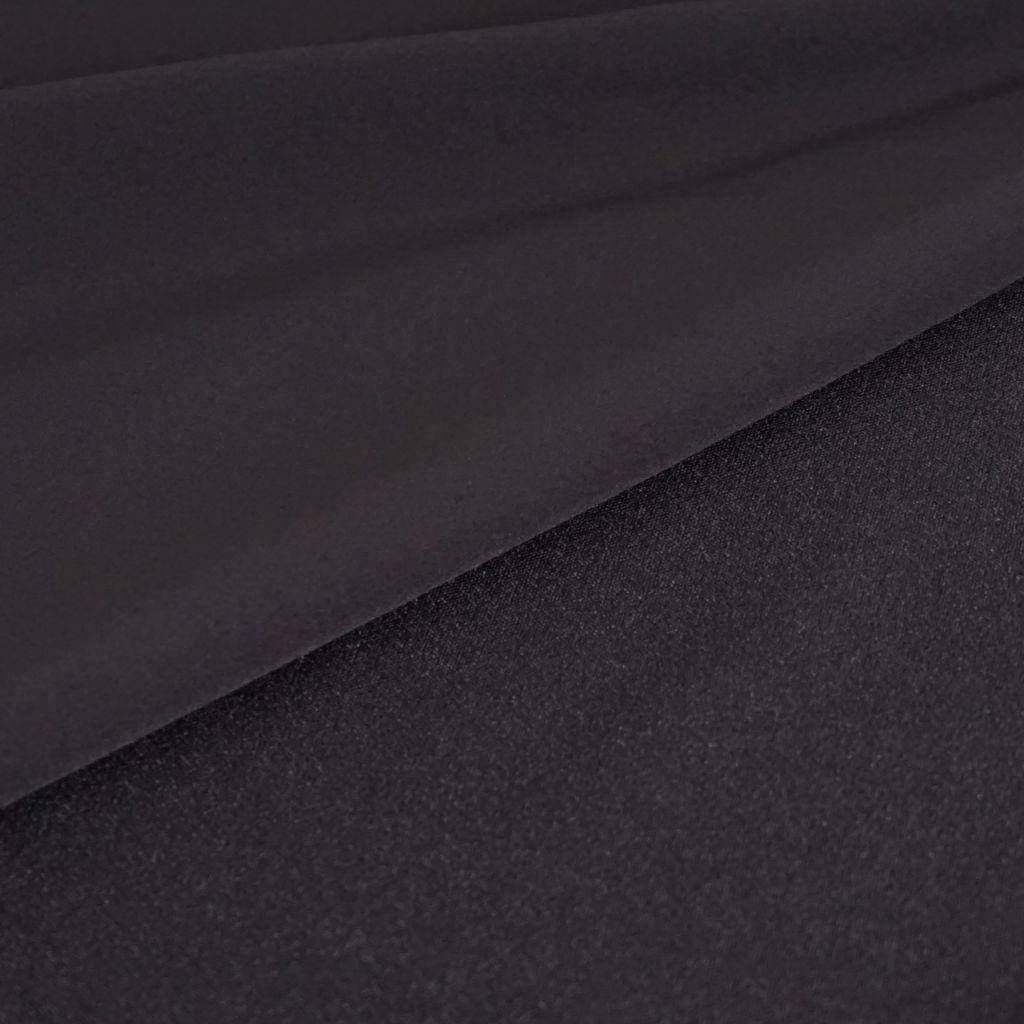 Windjackenstoff Outdoor mit Stretch ebenholz schwarz