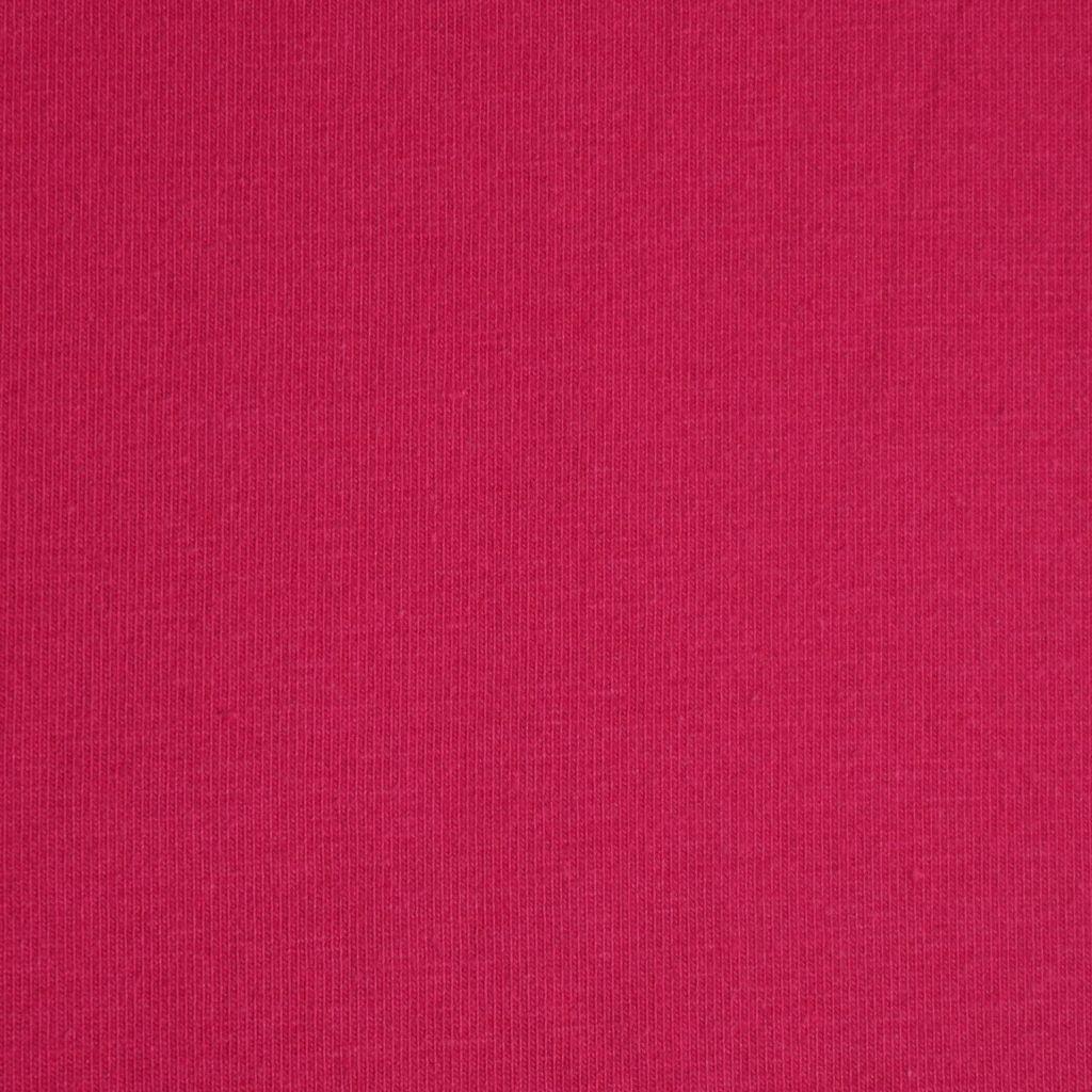 Singlejersey uni aus Baumwolle pink - Bio