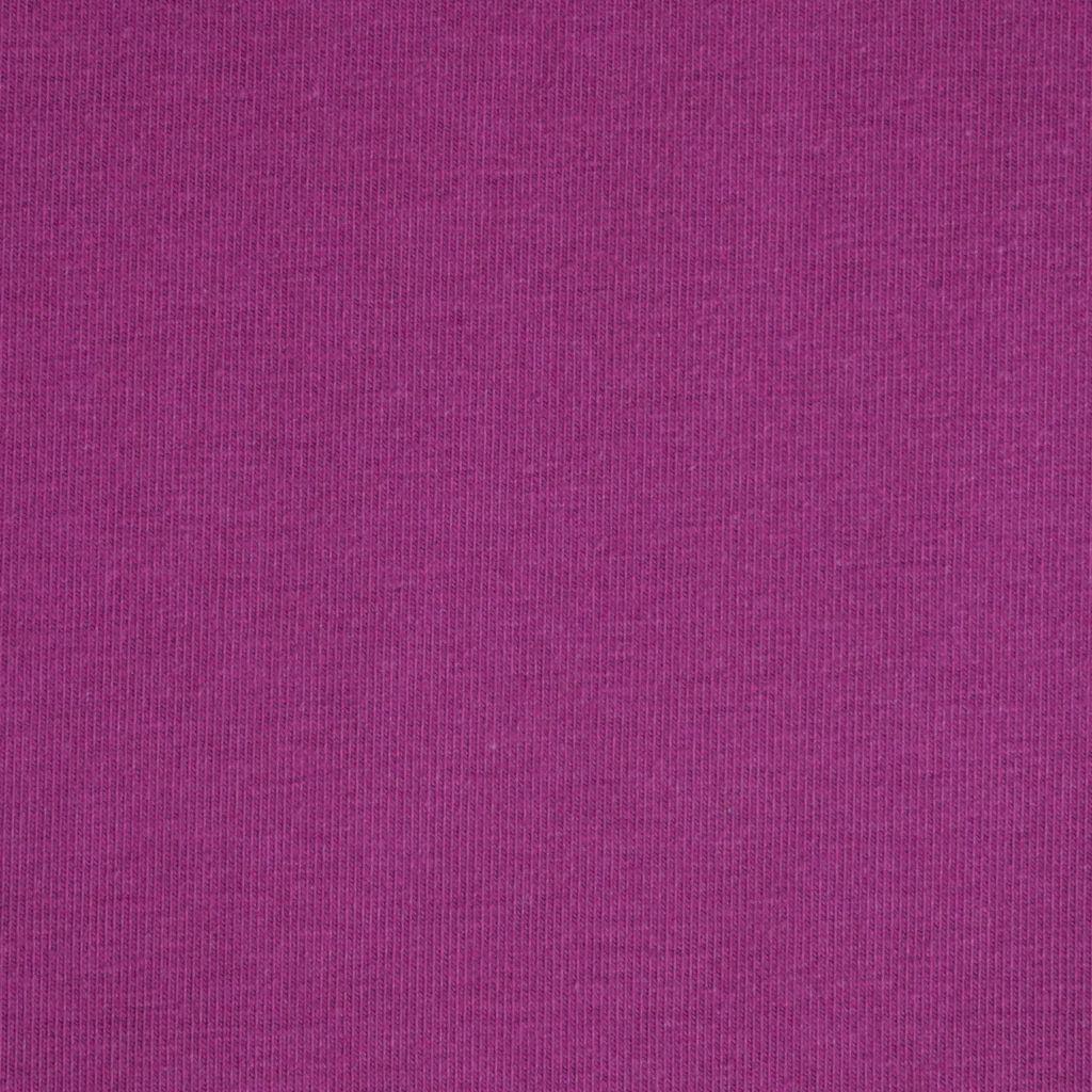 Singlejersey uni aus Baumwolle beere - Bio