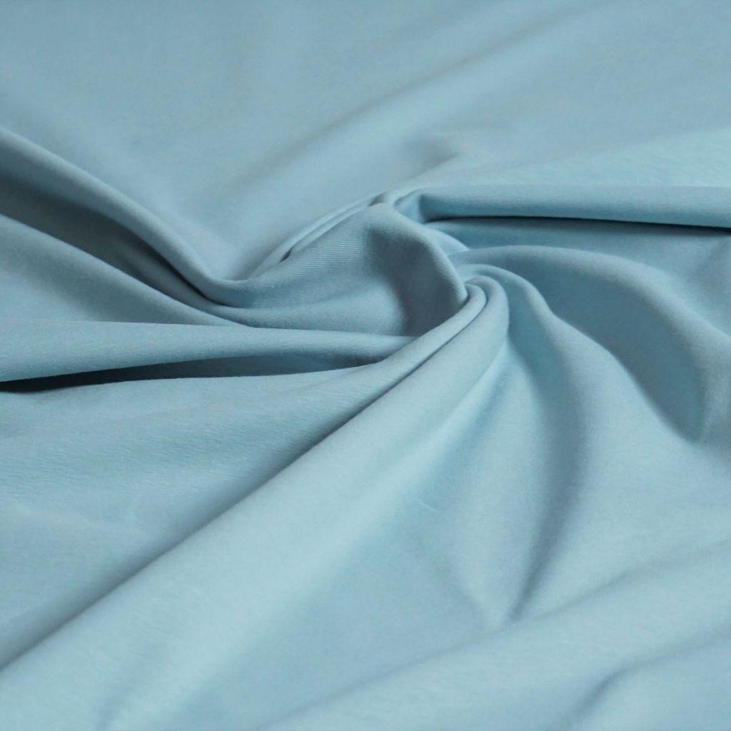 Singlejersey uni aus Baumwolle frost - Bio
