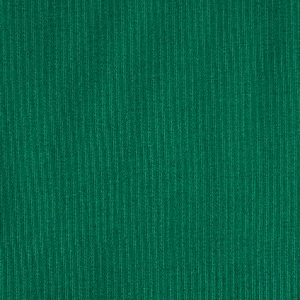 Singlejersey uni aus Baumwolle blattgrün - Bio
