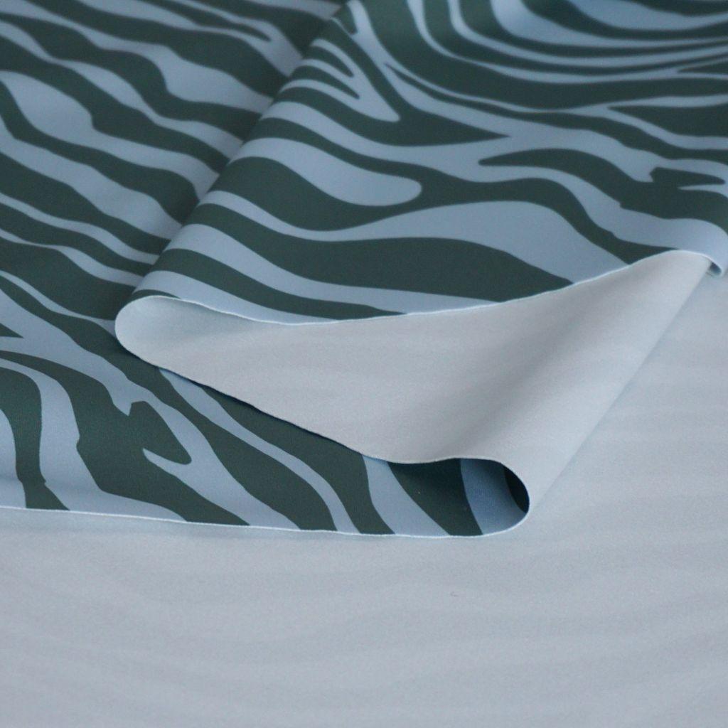 Sport Yoga Jersey Kunstfaser Zebra salbeigrün