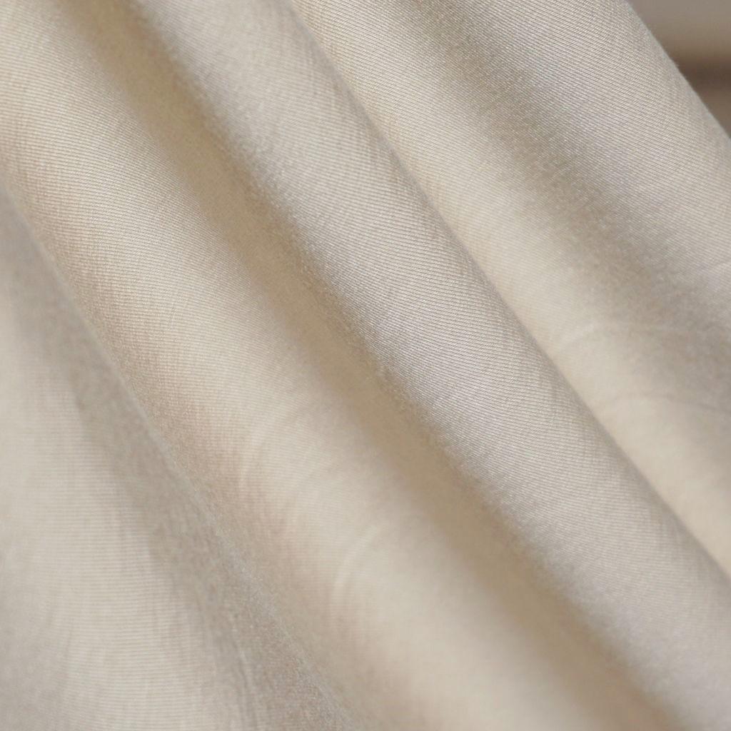 Viskosejersey aus Bambusfaser uni creme
