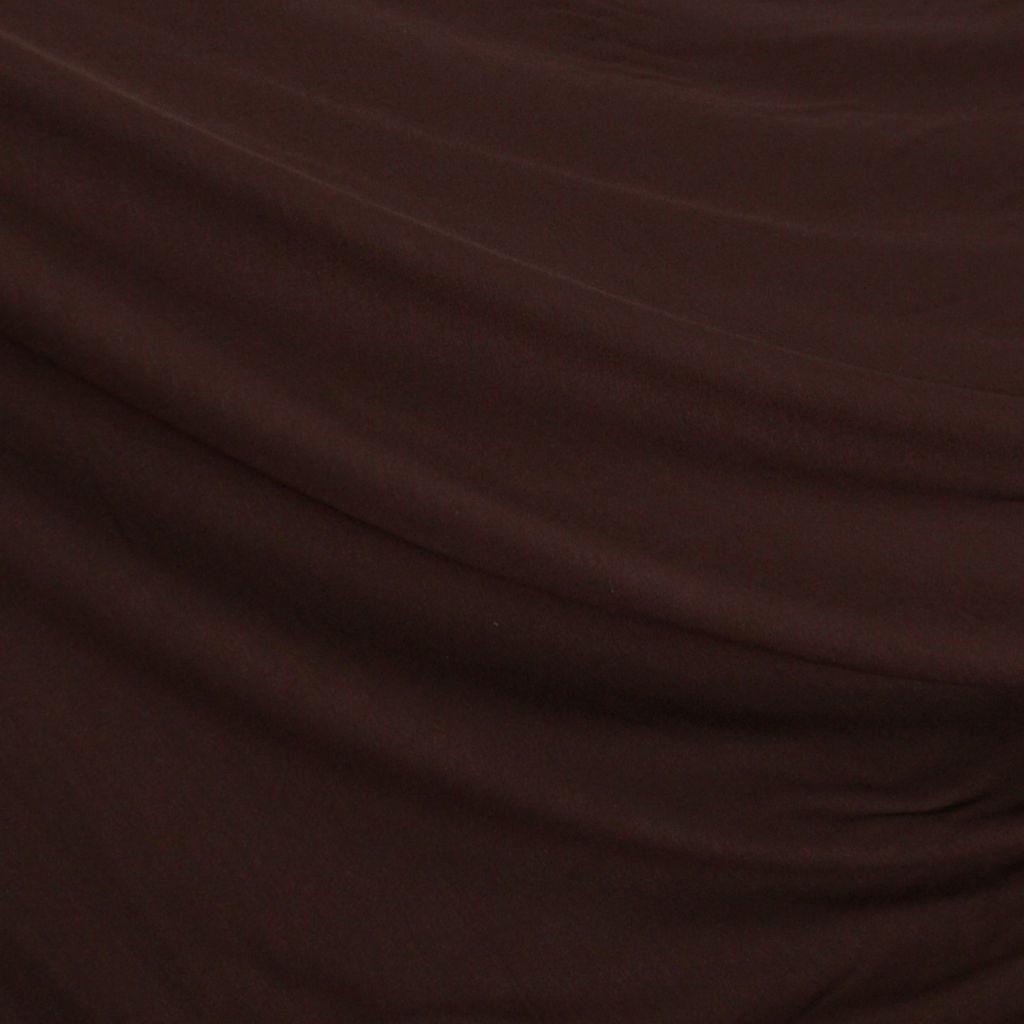 Viskosejersey aus Bambusfaser uni braun