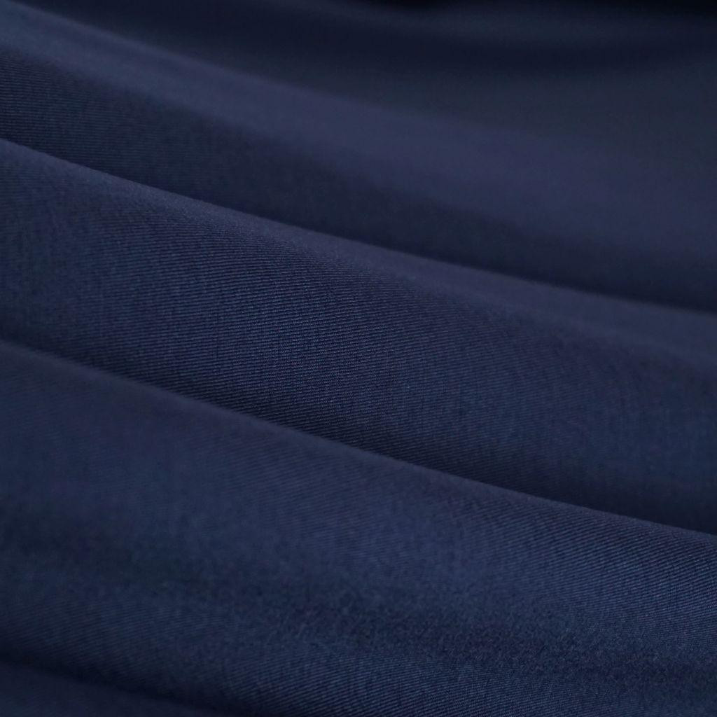 Viskosejersey aus Bambusfaser uni dunkelblau