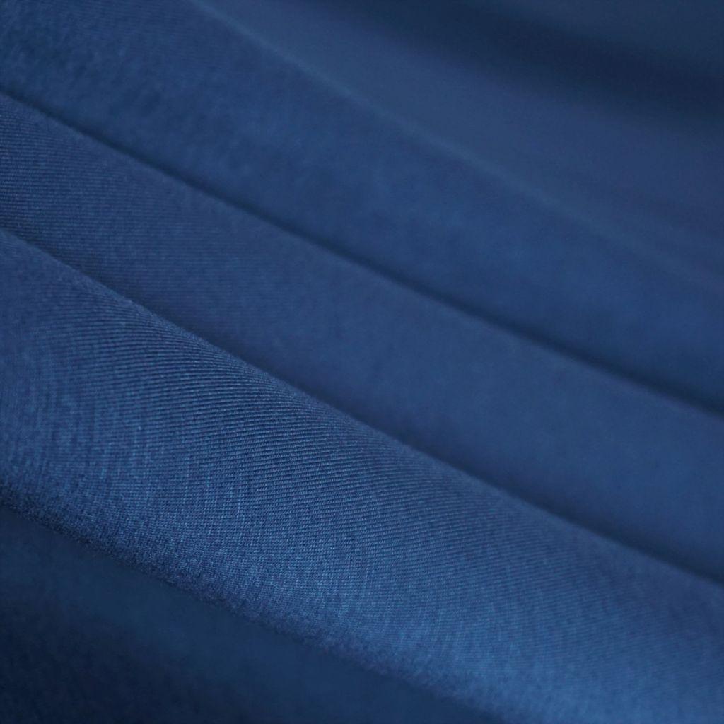 Viskosejersey aus Bambusfaser uni jeansblau