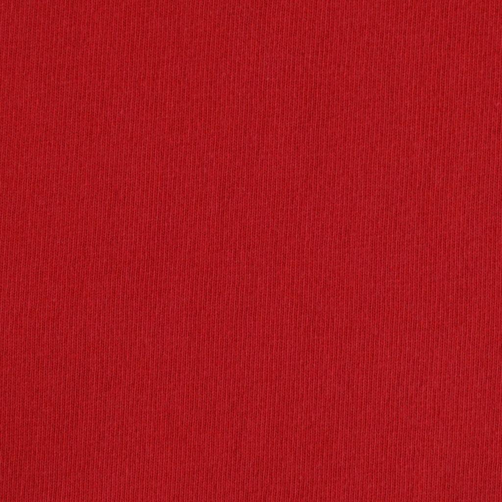 Heavy Jersey 100% Baumwolle rot