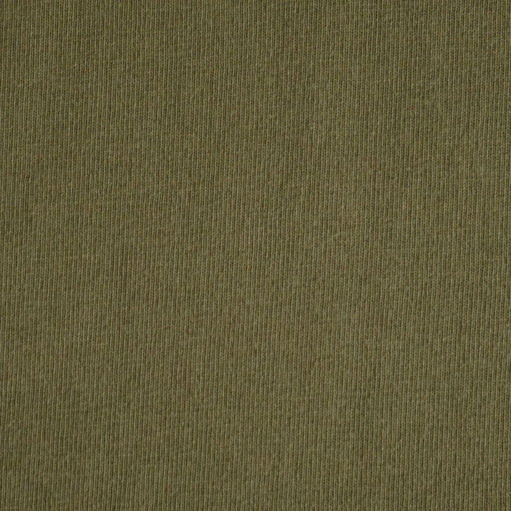 Heavy Jersey 100% Baumwolle olivgrün