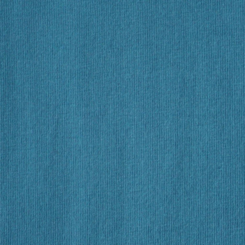 Heavy Jersey 100% Baumwolle wasserblau
