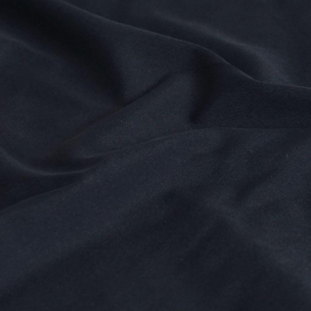 Badeanzug Jersey Kunstfaser uni  schwarz