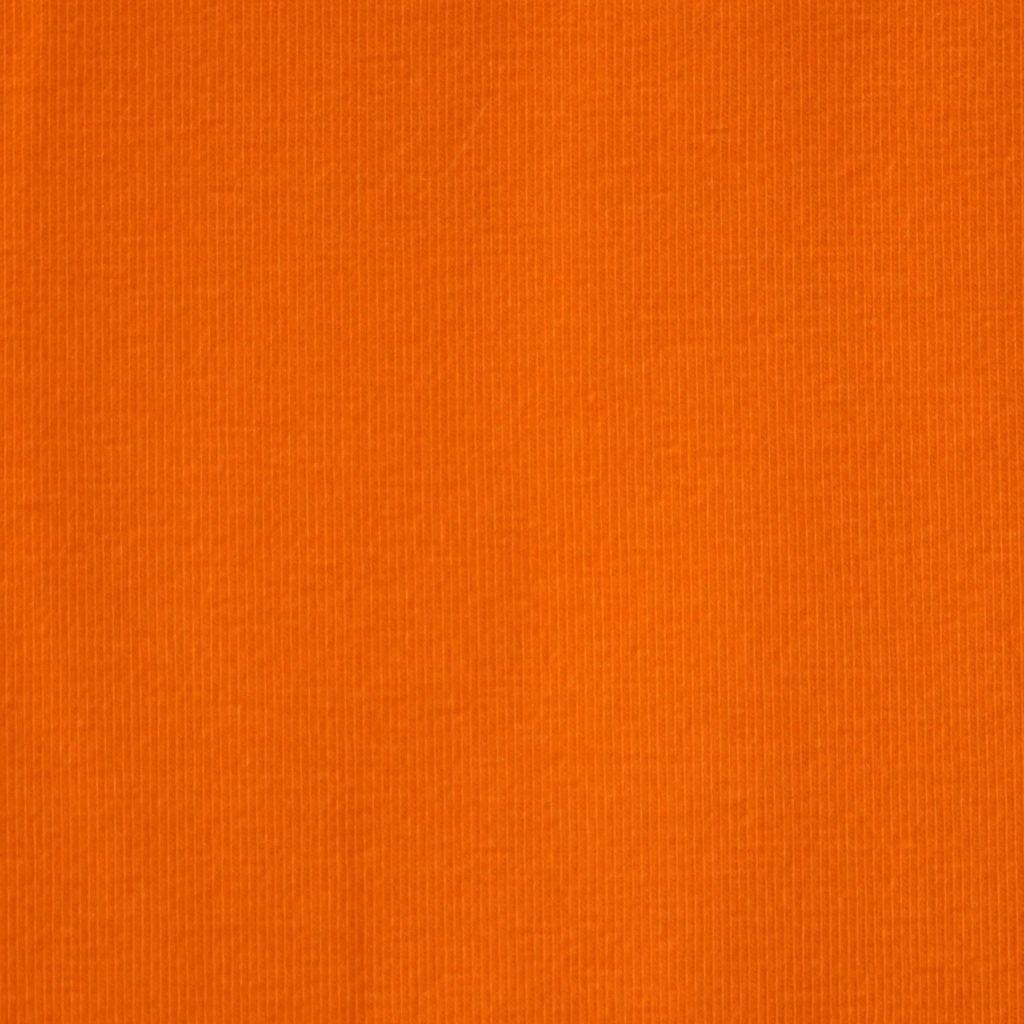 Singlejersey uni aus Baumwolle orange