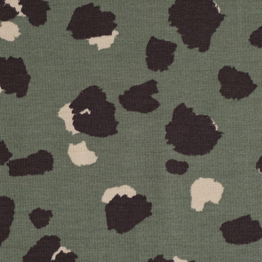 REST Jersey Bambus-Baumwolle Mix Leo salbeigrün