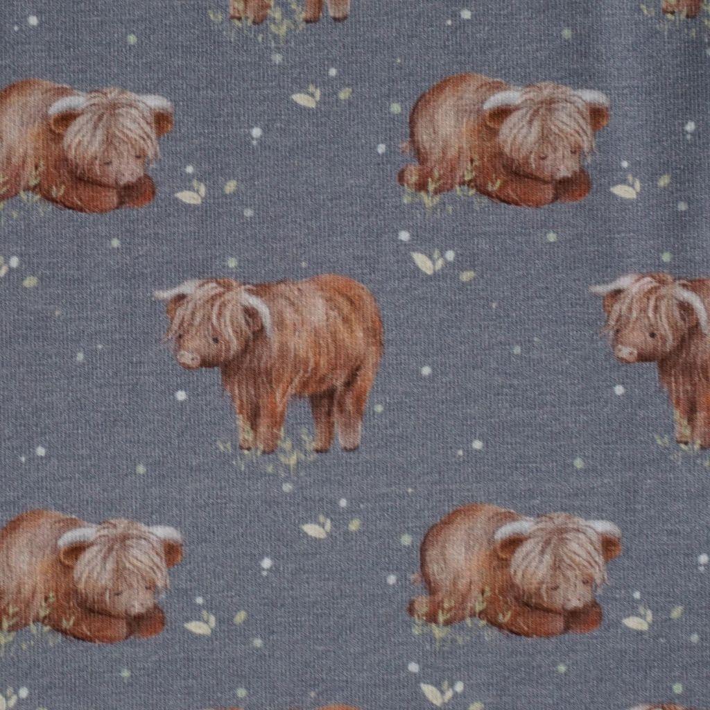 Baumwolljersey Bison grau – FVJ