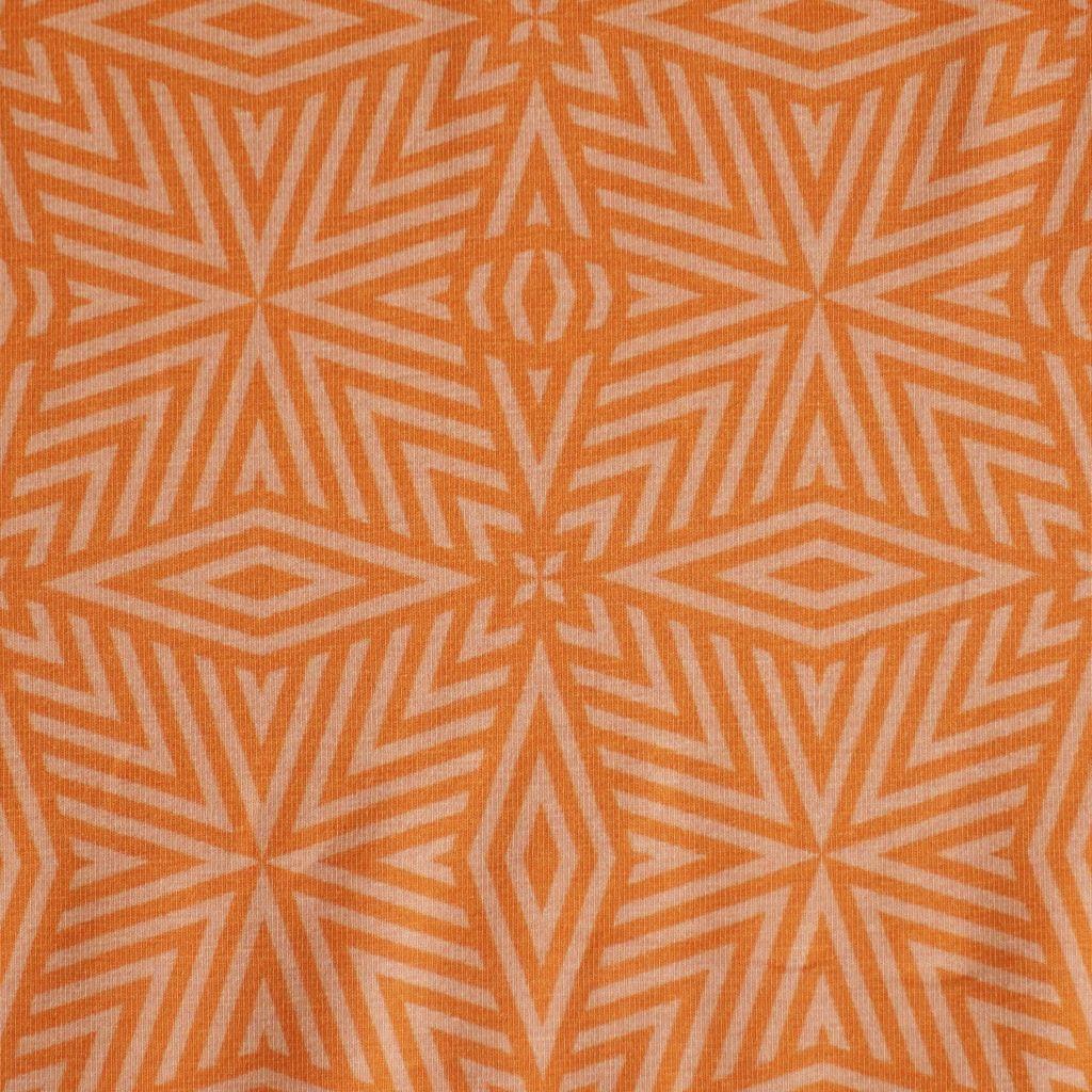 Baumwolljersey geometrisch orange