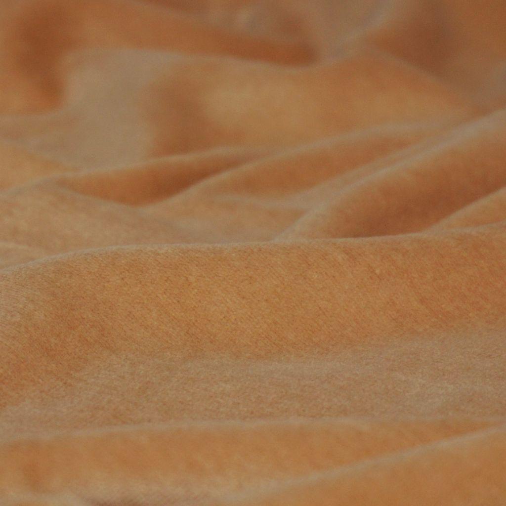 Nickystoff tan caramelbraun - Bio