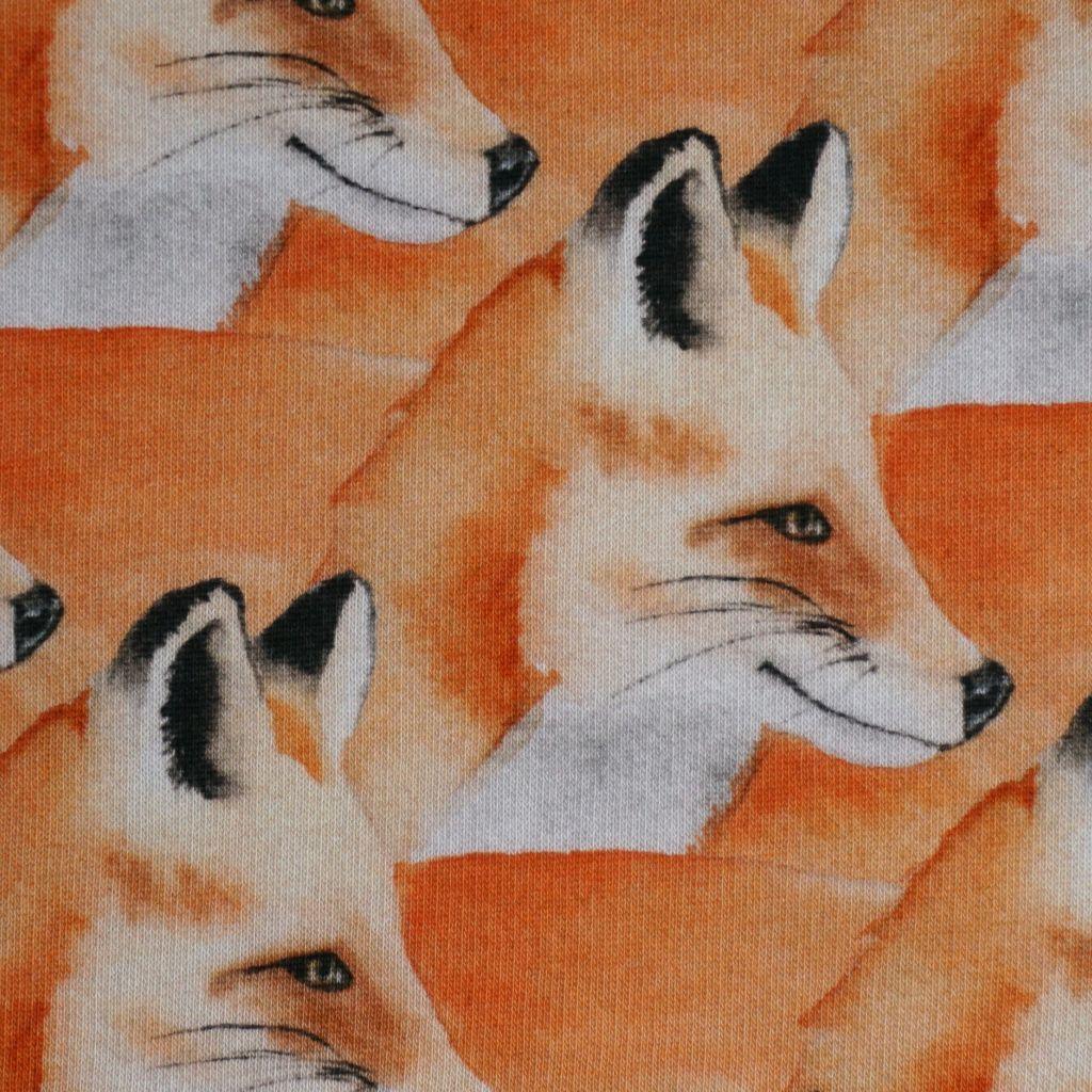 Sweat Stoff Fuchs allover