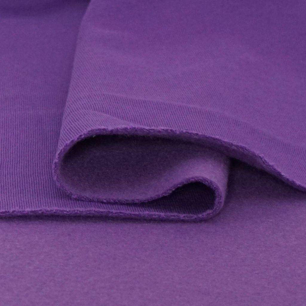 Heavy Sweat Stoff 70% CO uni lila