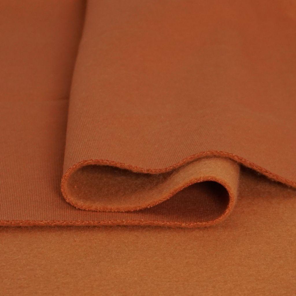 Heavy Sweat Stoff 70% CO uni karamel