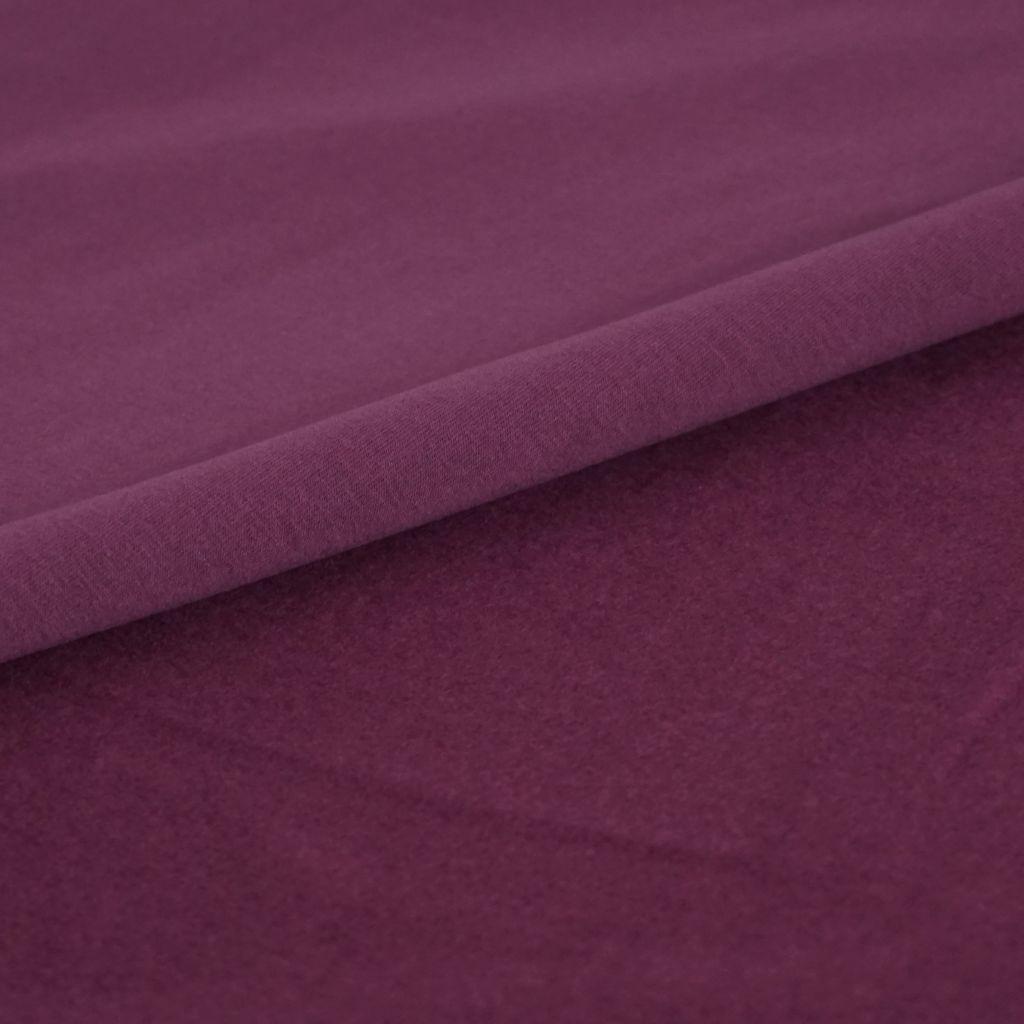 Stretch-Sweat soft uni violett – Bio