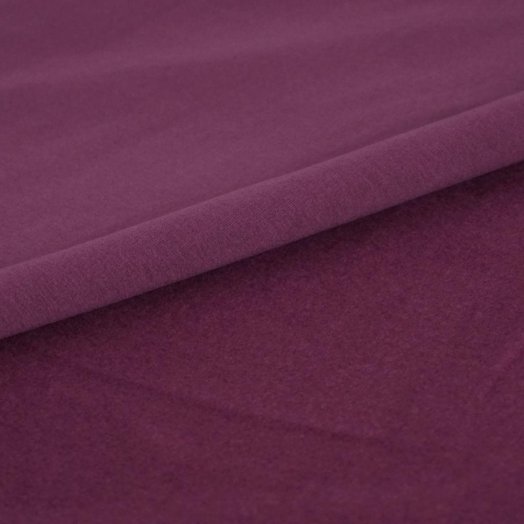 Stretch-Sweat soft uni violett - BIO