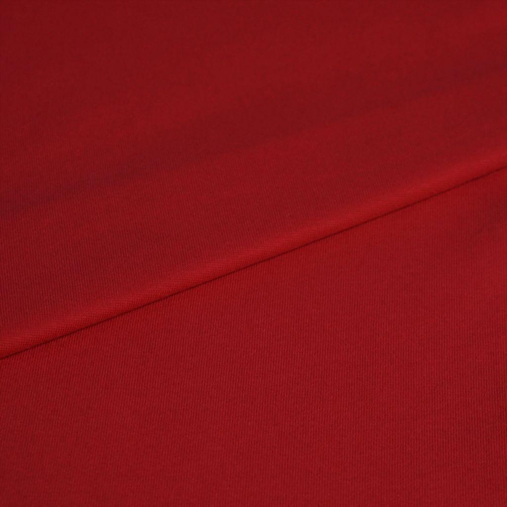 Bündchenware rot – Bio