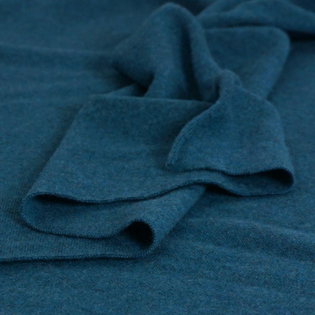 Merinostrick aus Italien Schurwolle petrol