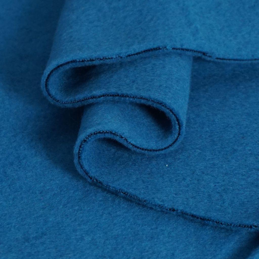 Wollfleece Merino aus Italien türkisblau