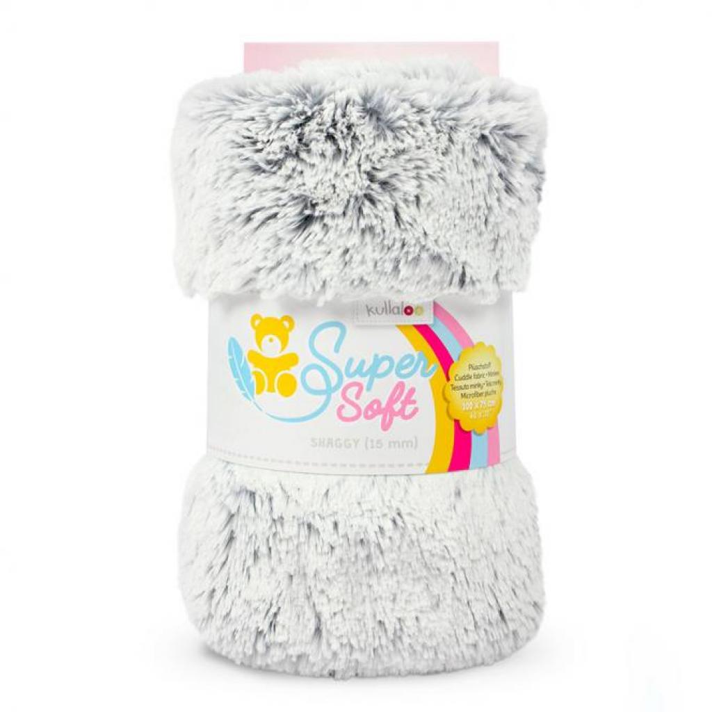Plüschstoff Shaggy75x100cm grau silber Diip Dye – Kullaloo