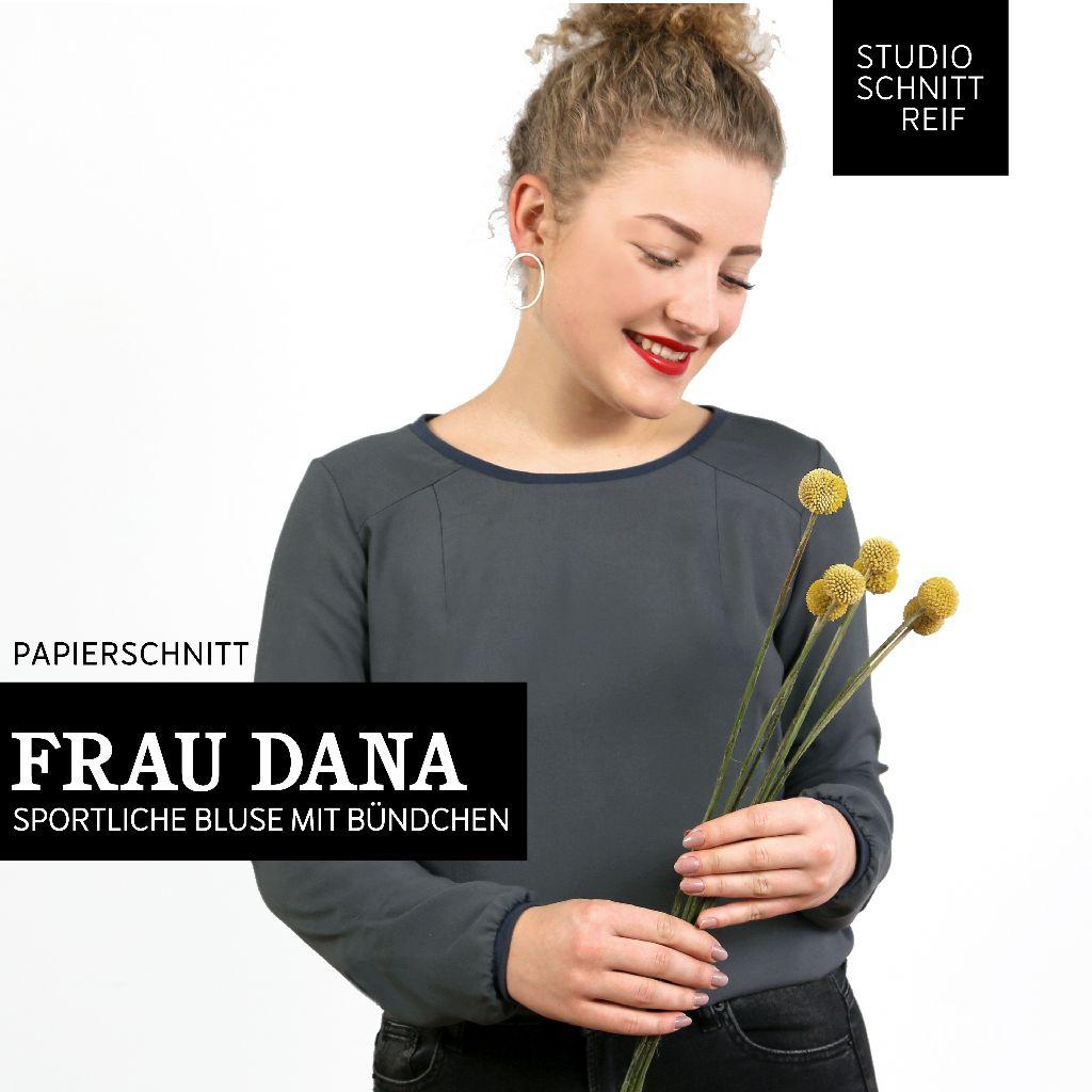 Papierschnittmuster Bluse Frau Dana XS-XXL