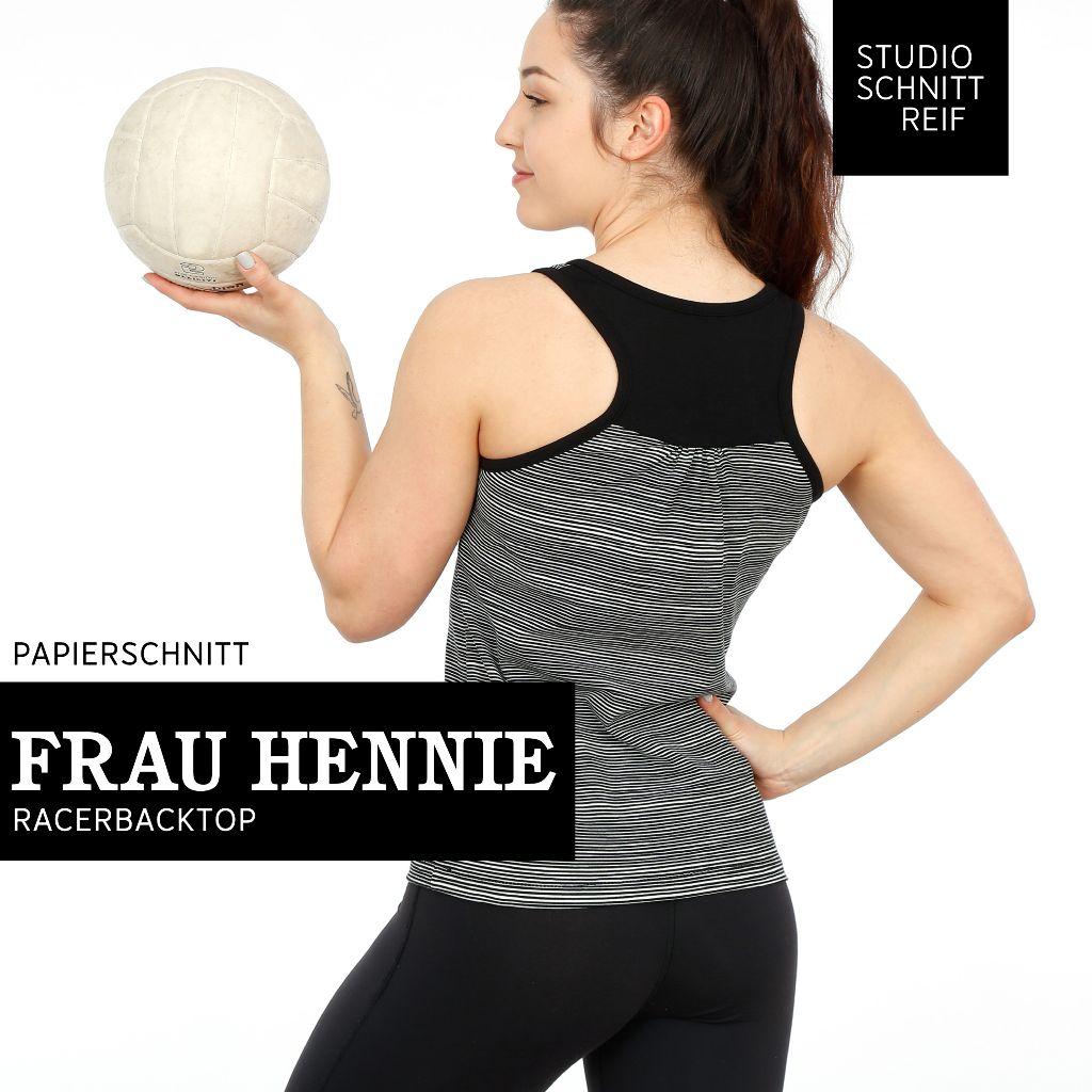 Papierschnittmuster Top Frau Hennie XS-XXL