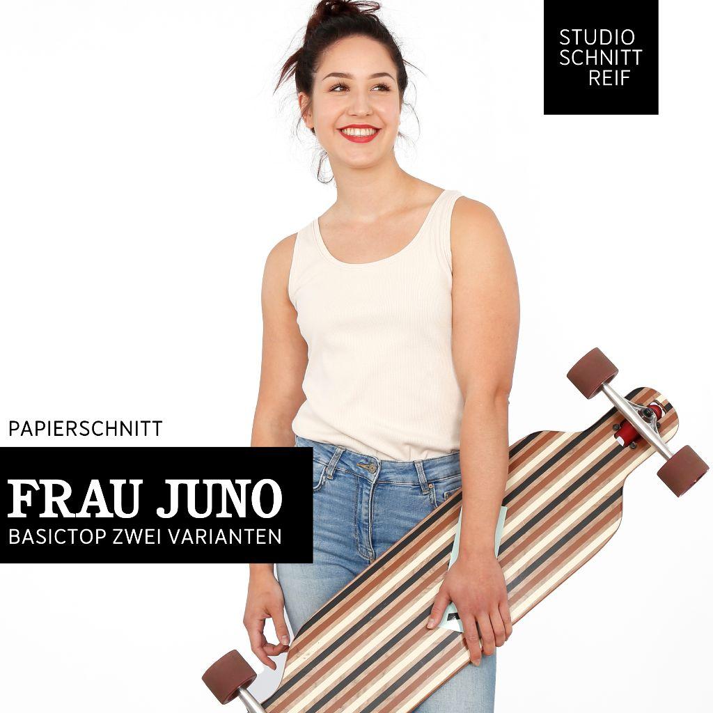 Papierschnittmuster Top Frau Juno XS-XXL