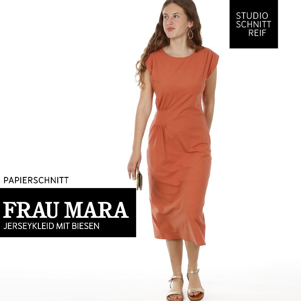 Papierschnittmuster Jerseykleid Frau Mara XS-XXL